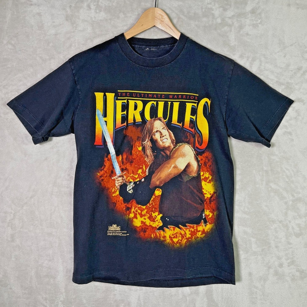 Vintage Changes Hercules The Legendary Journeys Ultimate Warrior Black T-Shirt M